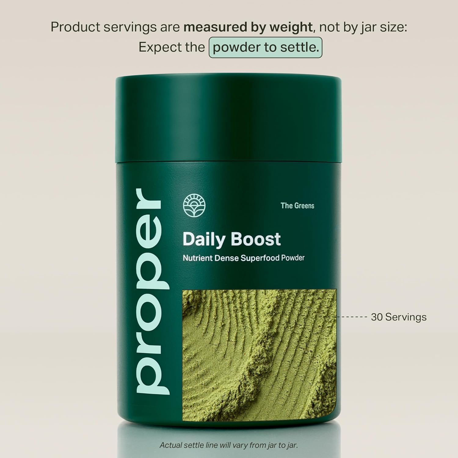 Proper, The Greens Daily Boost Organic Greens Powder. Whole Food.