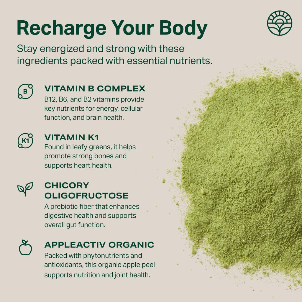 Proper, The Greens Daily Boost Organic Greens Powder. Whole Food.