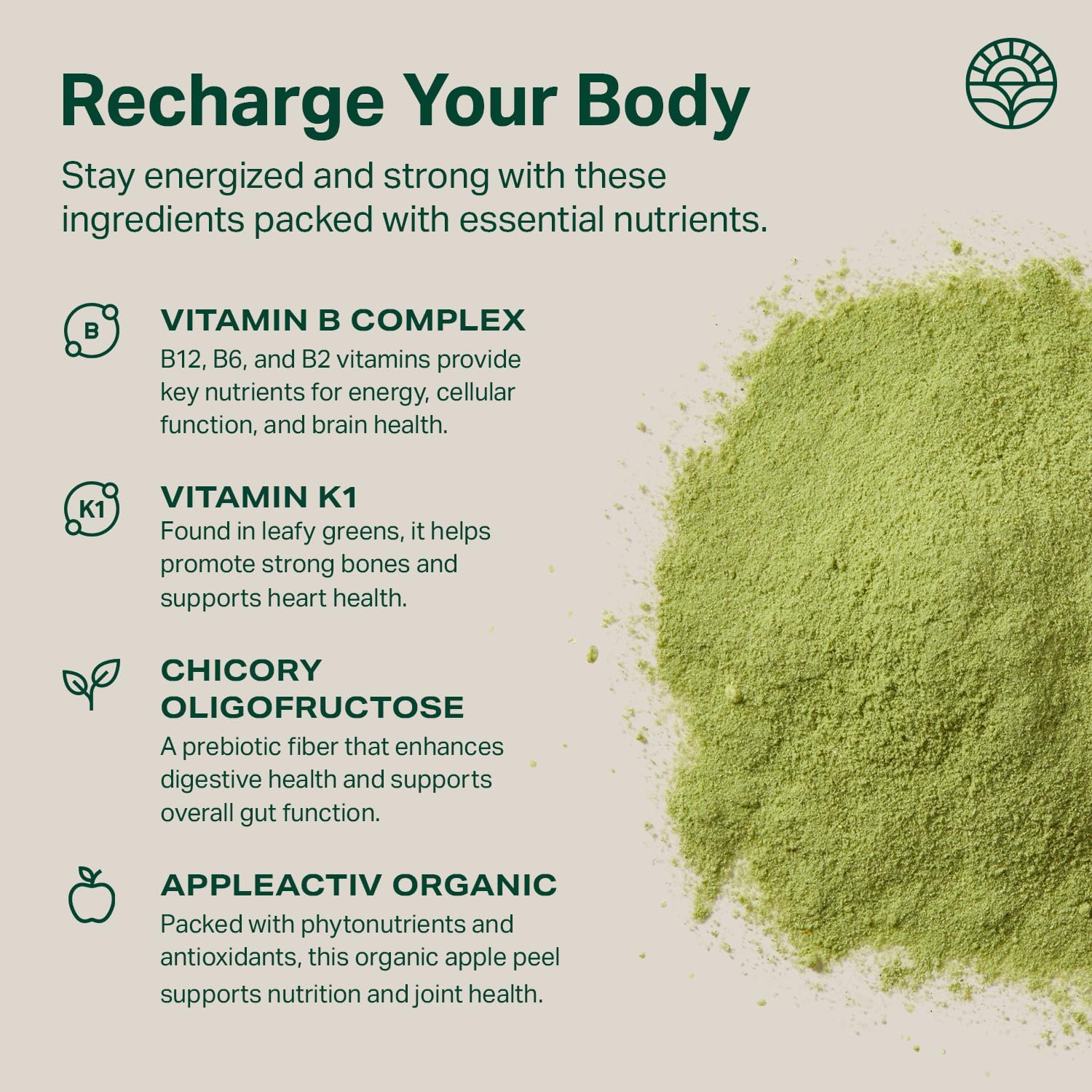 Proper, The Greens Daily Boost Organic Greens Powder. Whole Food.