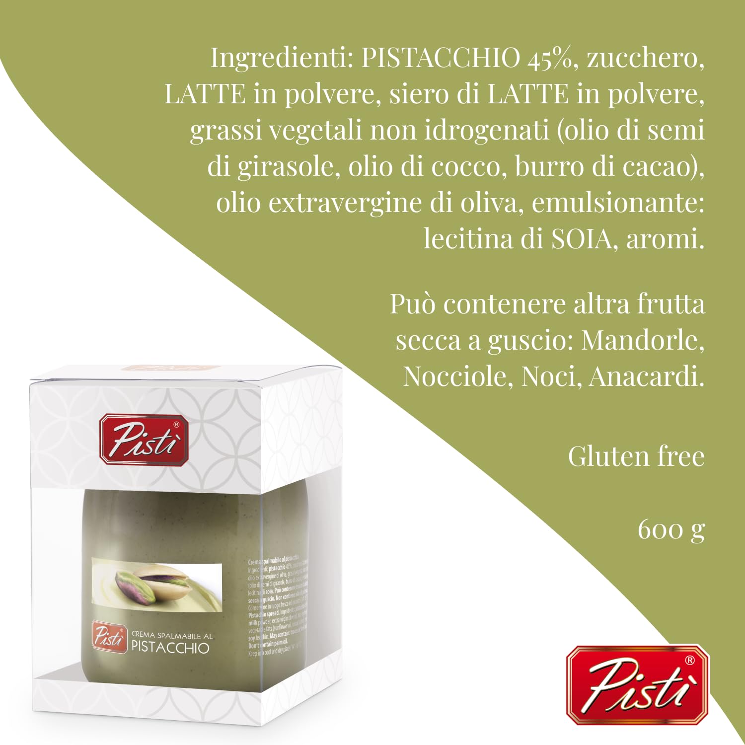 Flavor	Pisti Item Weight	600 Grams Brand	Pisti Package Information	Can Allergen Information	Gluten Free