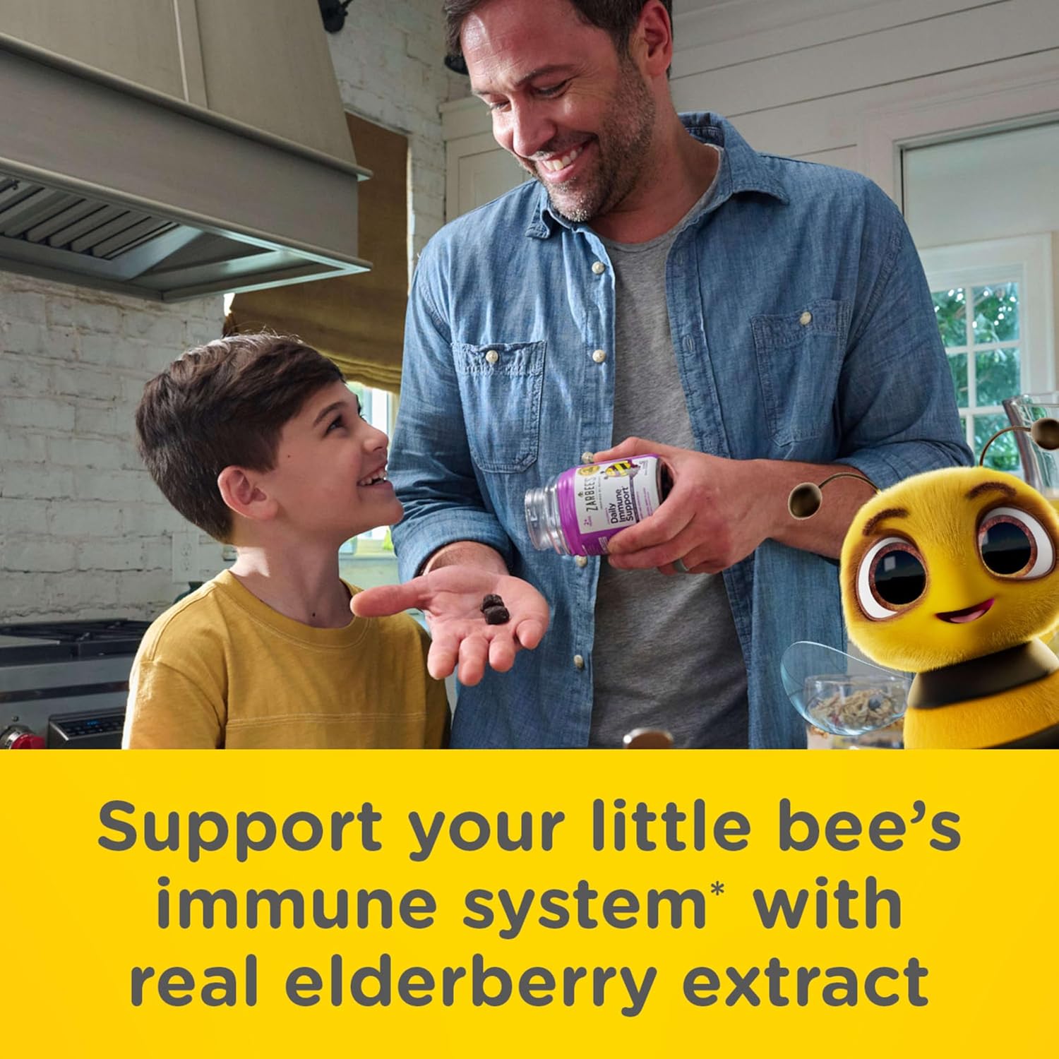 Zarbee’s Kids Elderberry Immune Support Supplement Gummies,