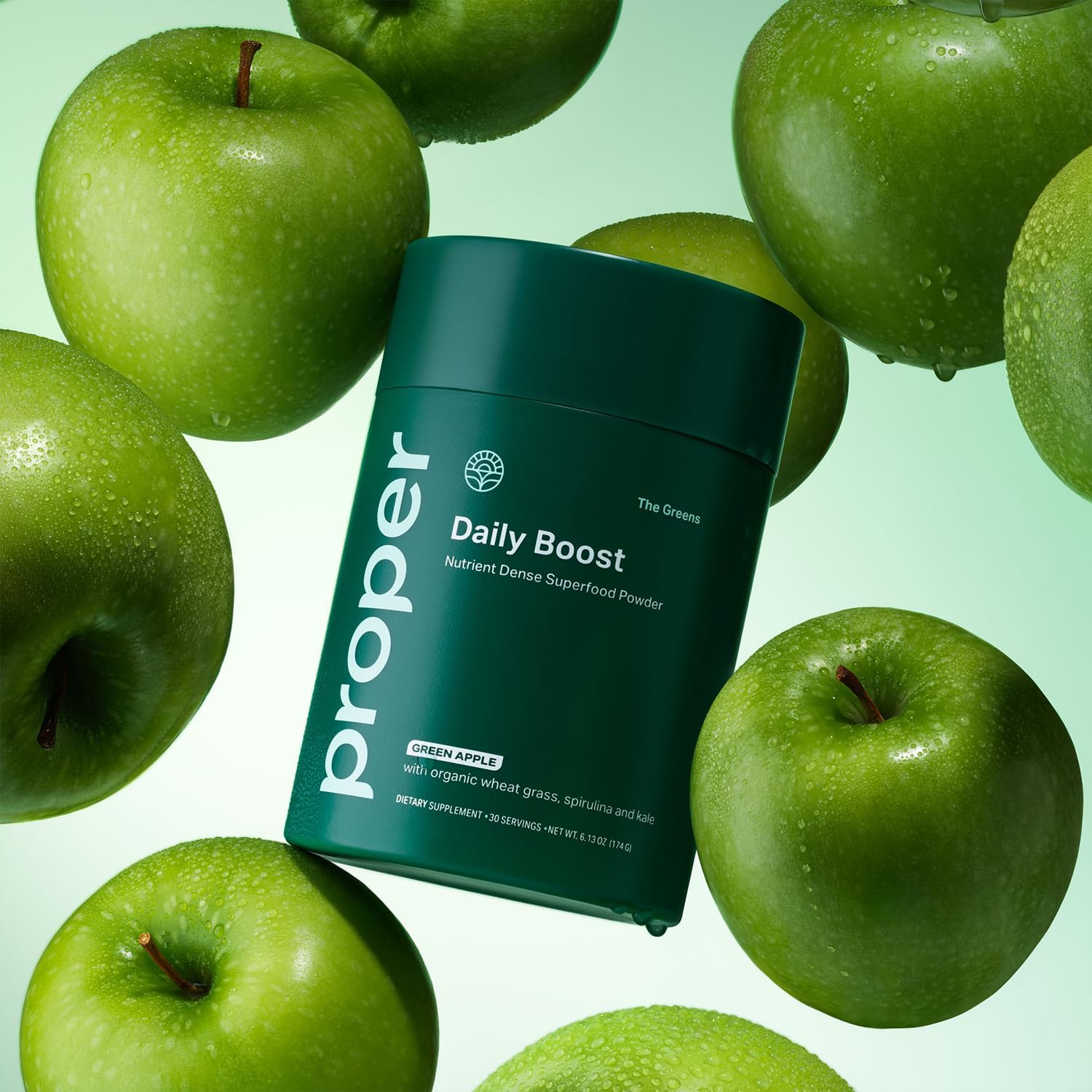 Proper, The Greens Daily Boost Organic Greens Powder. Whole Food.